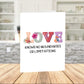 Blended Family, Adoption or Anniversary Printable Card: Love Knows No Boundaries Or Limitations