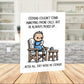 Bonus Dad Printable Card: Stepdad Couldn't Stand Annoying Phone Calls (Digital Download)