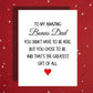 Bonus Dad Greeting Card: You Didn't Have To Be Here