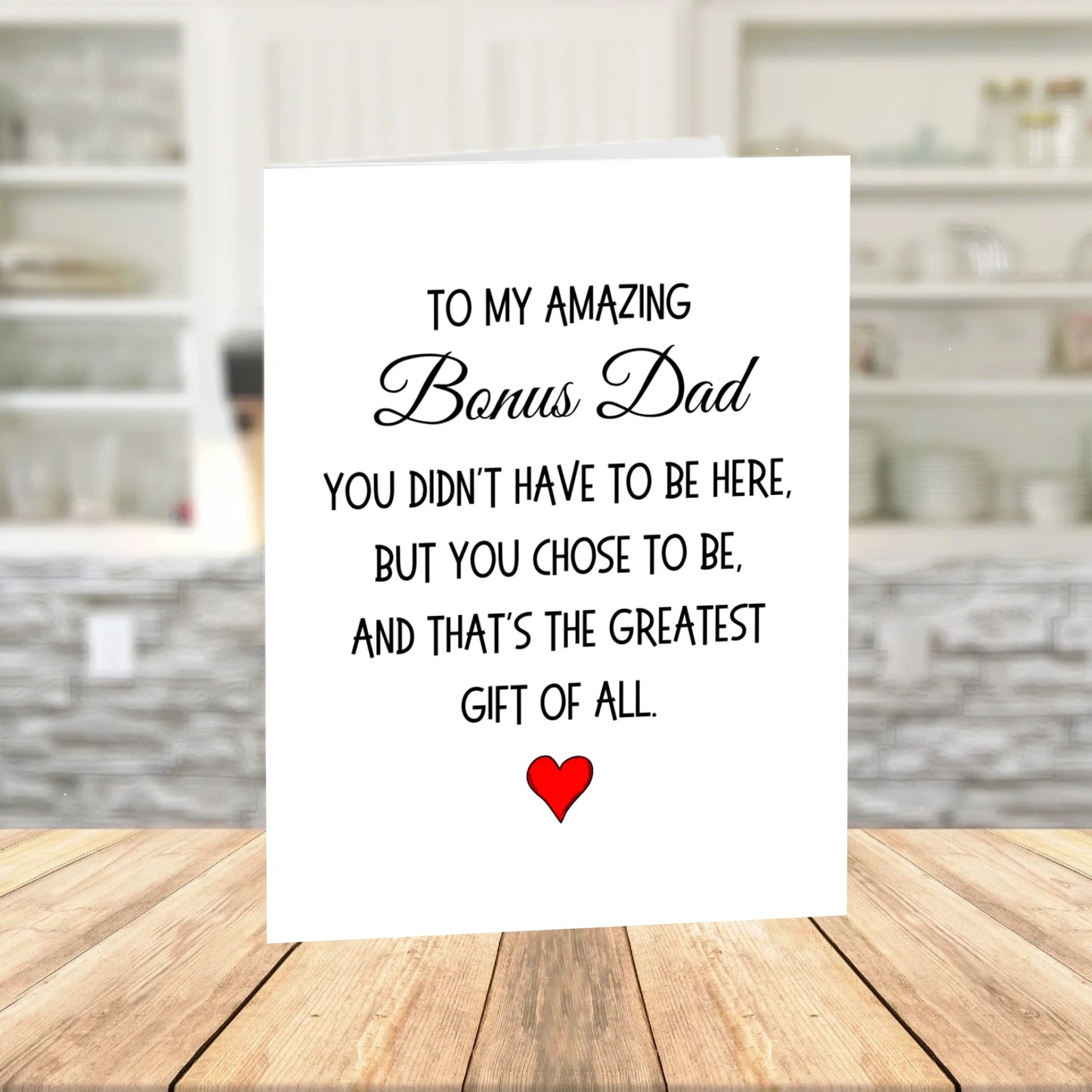 Bonus Dad Printable Card: You Didn't Have To Be Here (Digital Download)