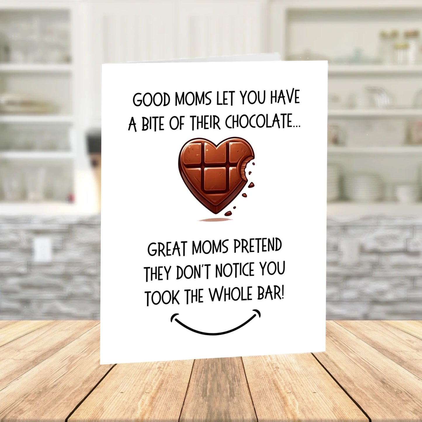 Mom Printable Card: Good Moms Let You Have A Bite (Digital Download)