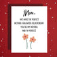 Mom Greeting Card: Mother-Daughter Relationship