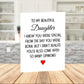 Daughter Printable Card: I Knew You Were Special (Digital Download)