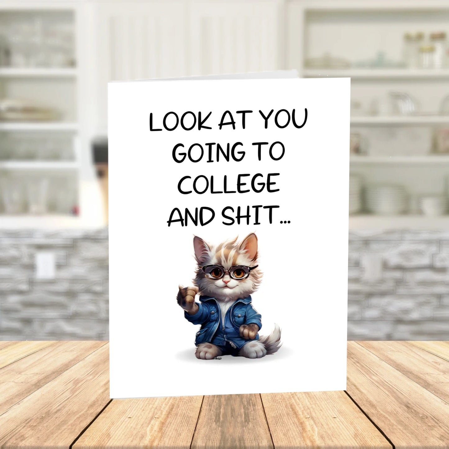 College Printable Card: Look At You (Digital Download)