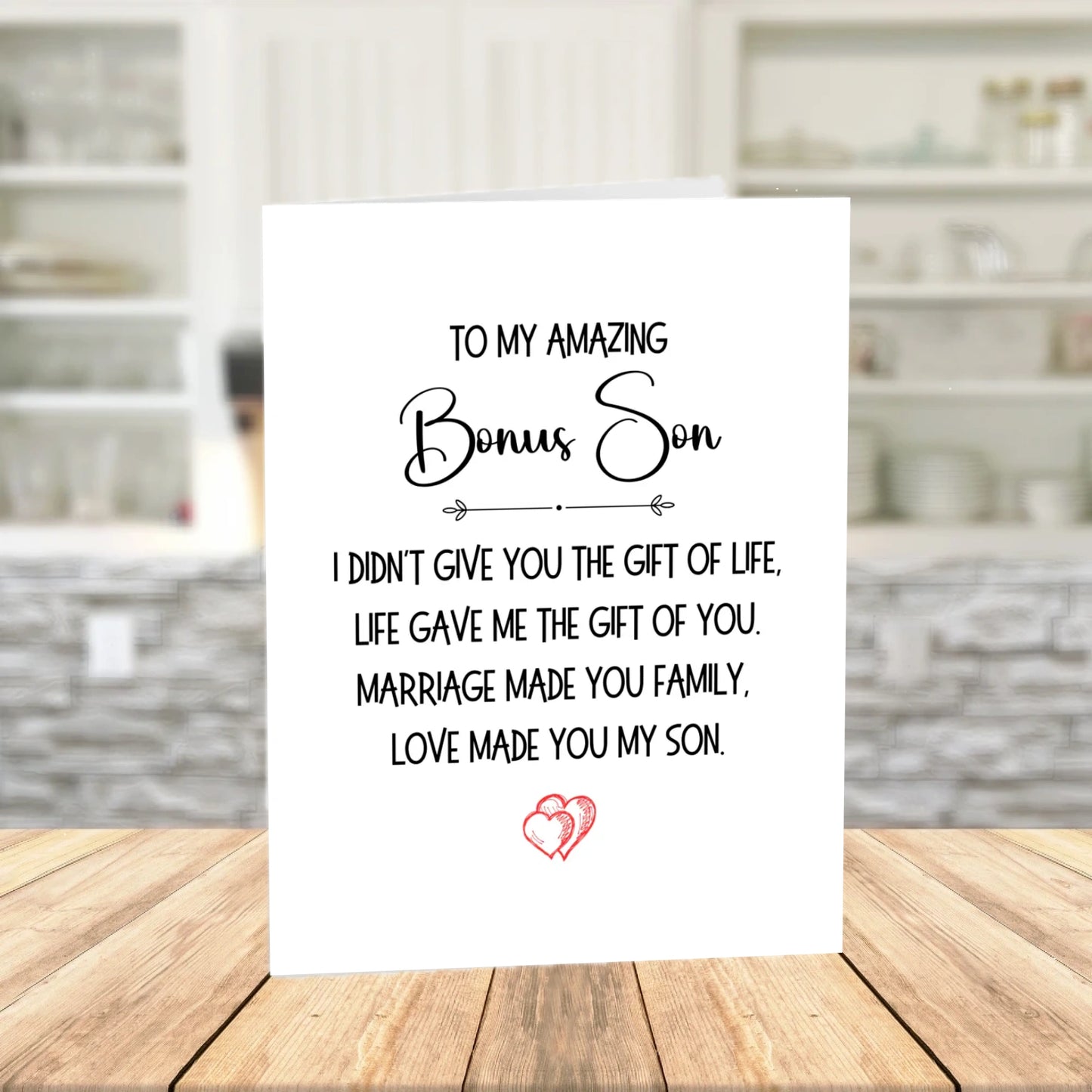 Bonus Son Printable Card: I Didn't Give You The Gift Of Life