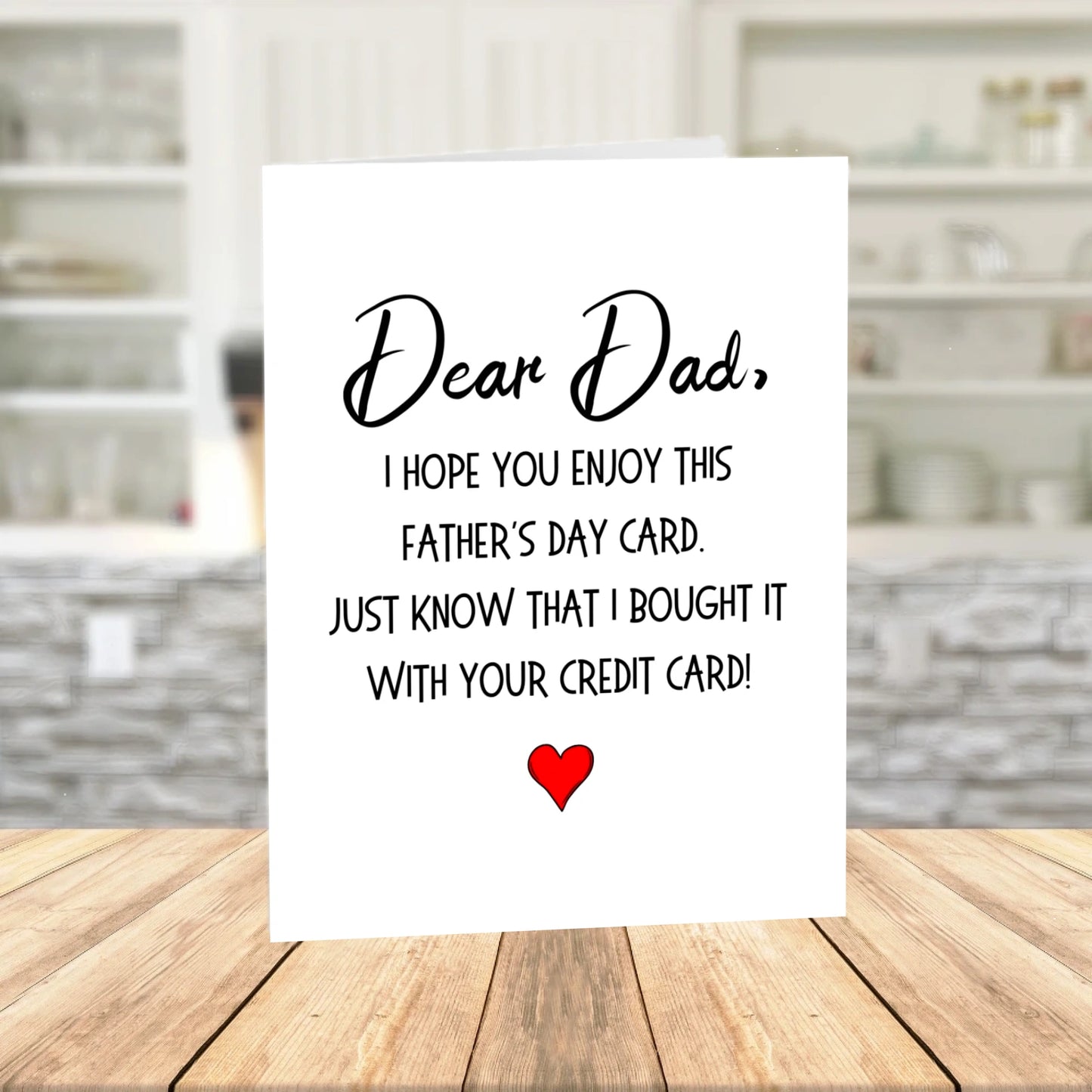 Dad Father's Day Printable Card: Dad, I Hope You Enjoy (Digital Download)