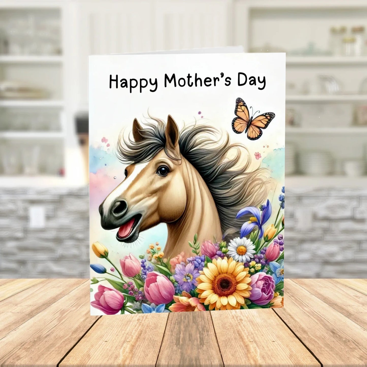 Mother's Day Printable Card: Horse Lover (Digital Download)