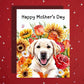Mother's Day Card, Customizable: Labrador Retriever Dog