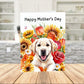 Mother's Day Printable Card: Labrador Retriever Dog (Digital Download)