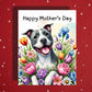 Mother's Day Card, Customizable: Pitbull Dog