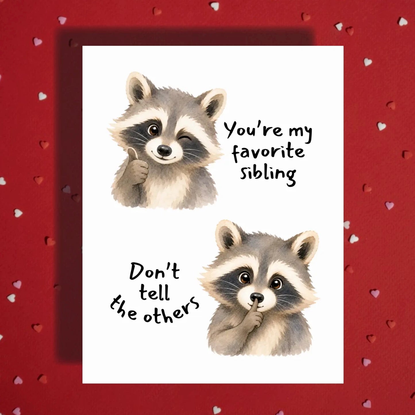 Sibling Card: You're My Favorite Sibling