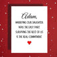 Son-in-Law Greeting Card: Marrying Our Daughter