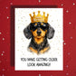 Birthday Greeting Card: You make getting older look amazing!! - Dog