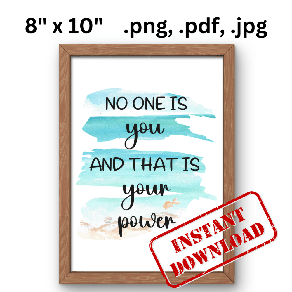 Wall Art Digital: No One Is You