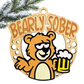 Christmas Funny Cheeky Wooden Ornament – 24 Designs Available