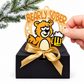 Christmas Funny Cheeky Wooden Ornament – 24 Designs Available