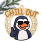 Christmas Funny Cheeky Wooden Ornament – 24 Designs Available