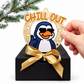 Christmas Funny Cheeky Wooden Ornament – 24 Designs Available