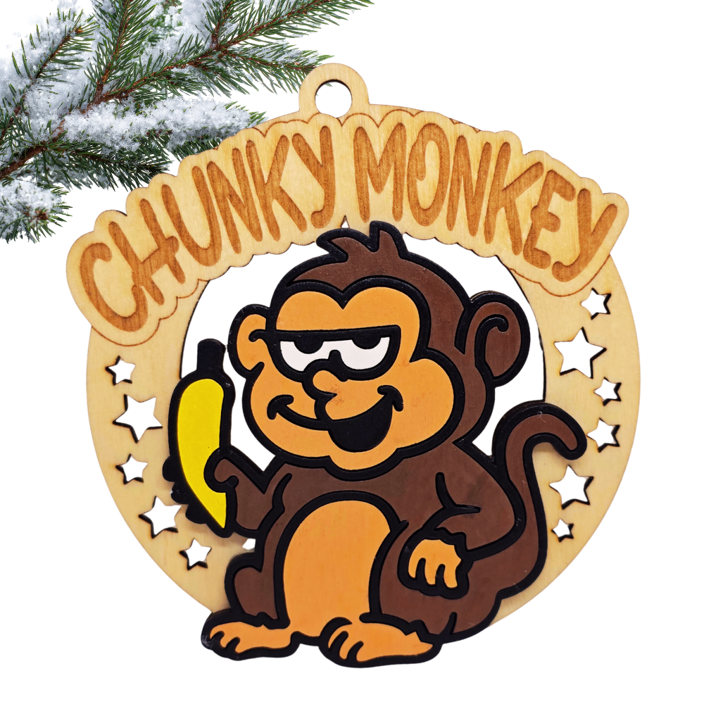 Christmas Funny Cheeky Wooden Ornament – 24 Designs Available