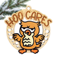 Christmas Funny Cheeky Wooden Ornament – 24 Designs Available