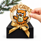Christmas Funny Cheeky Wooden Ornament – 24 Designs Available