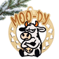 Christmas Funny Cheeky Wooden Ornament – 24 Designs Available