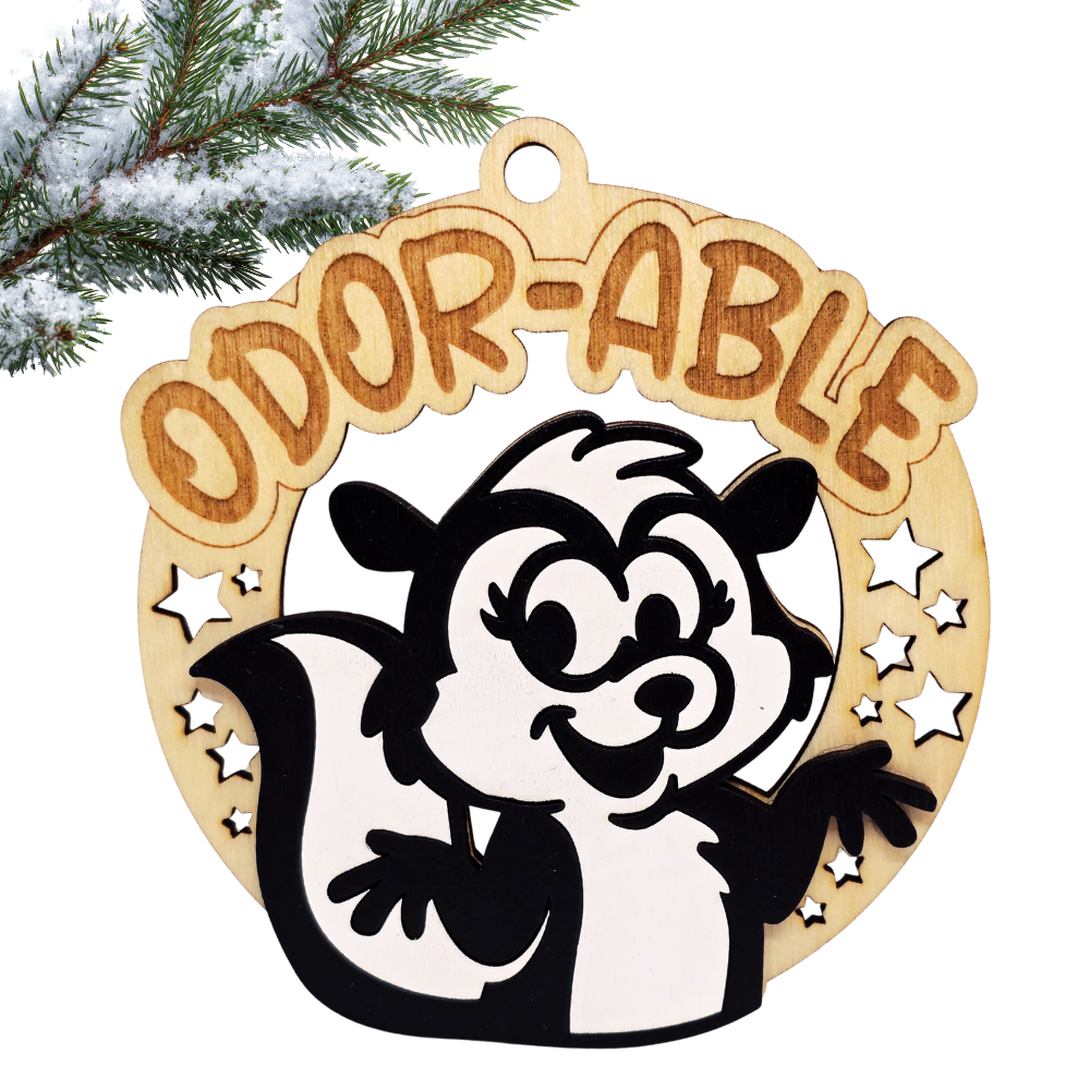 Christmas Funny Cheeky Wooden Ornament – 24 Designs Available