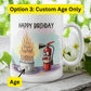 Birthday Gift, Fire Extinguisher Coffee Mug: Happy Birthday