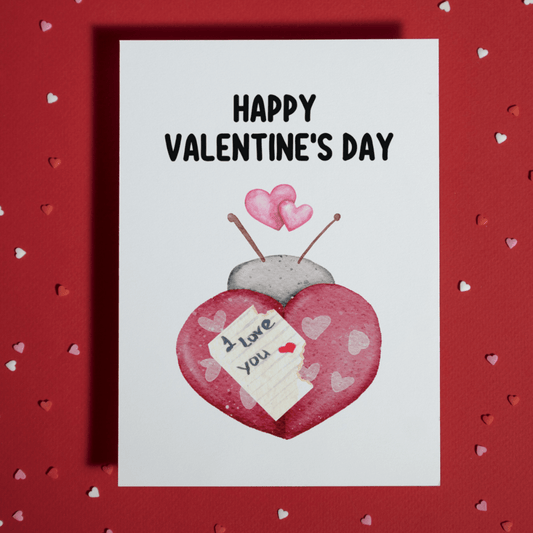 Couple Valentine's Day Greeting Card: Happy Valentine's Day