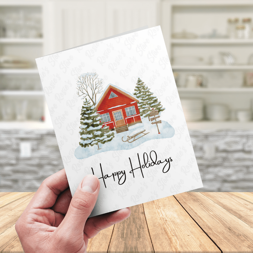 Christmas Digital Greeting Card: Happy Holidays