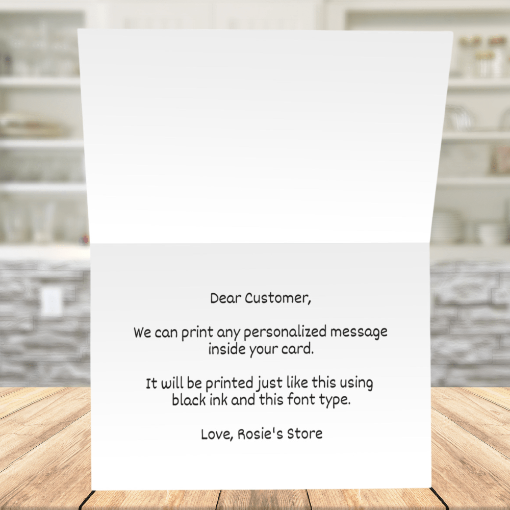 Thanksgiving, Funny Greeting Card: WAIT YOUR TURN BIG BOY