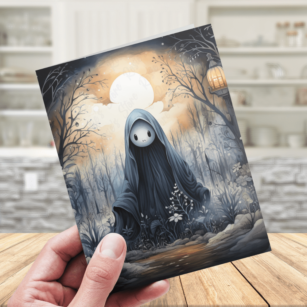 Halloween, Ghost Greeting Card
