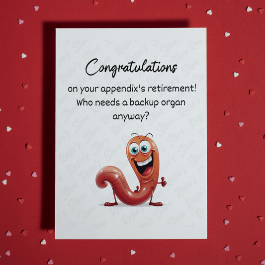 Appendix Greeting Card: Congratulations...