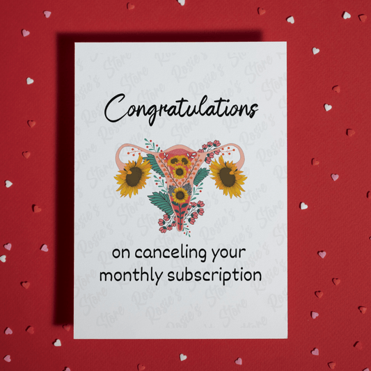 Hysterectomy Greeting Card: Congratulations...