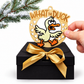 Christmas Funny Cheeky Wooden Ornament – 24 Designs Available