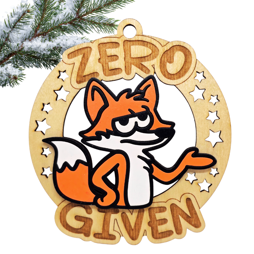 Christmas Funny Cheeky Wooden Ornament – 24 Designs Available