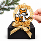 Christmas Funny Cheeky Wooden Ornament – 24 Designs Available
