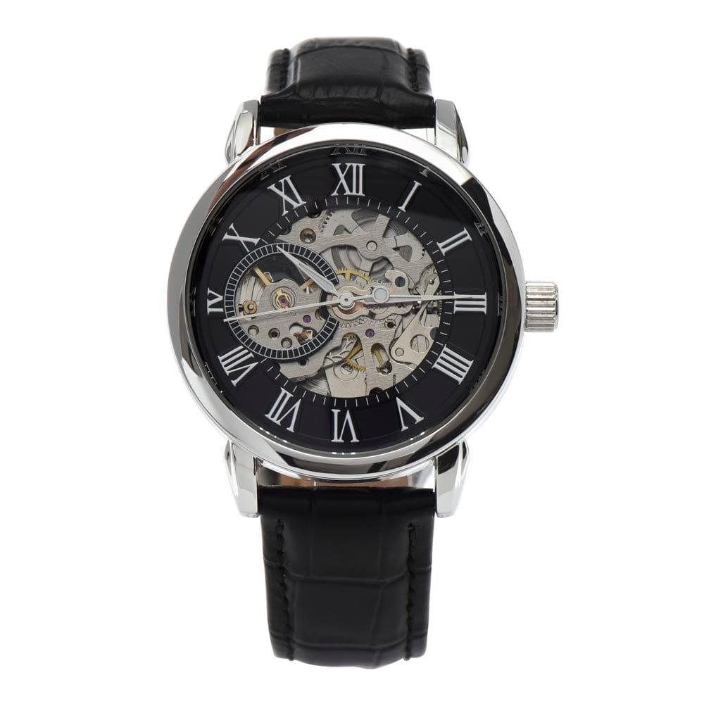 Dad Gift, Men's Openwork Watch: Dad, Every Second With You Is Special