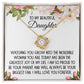 Daughter Gift, Love Knot Necklace: Watching You Grow