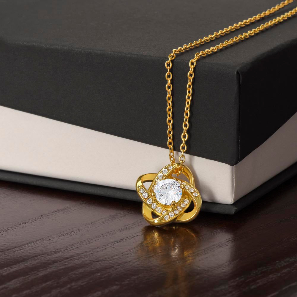 Future Wife Gift, Love Knot Necklace: I Choose You...