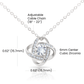 Daughter Gift, Love Knot Necklace: Watching You Grow