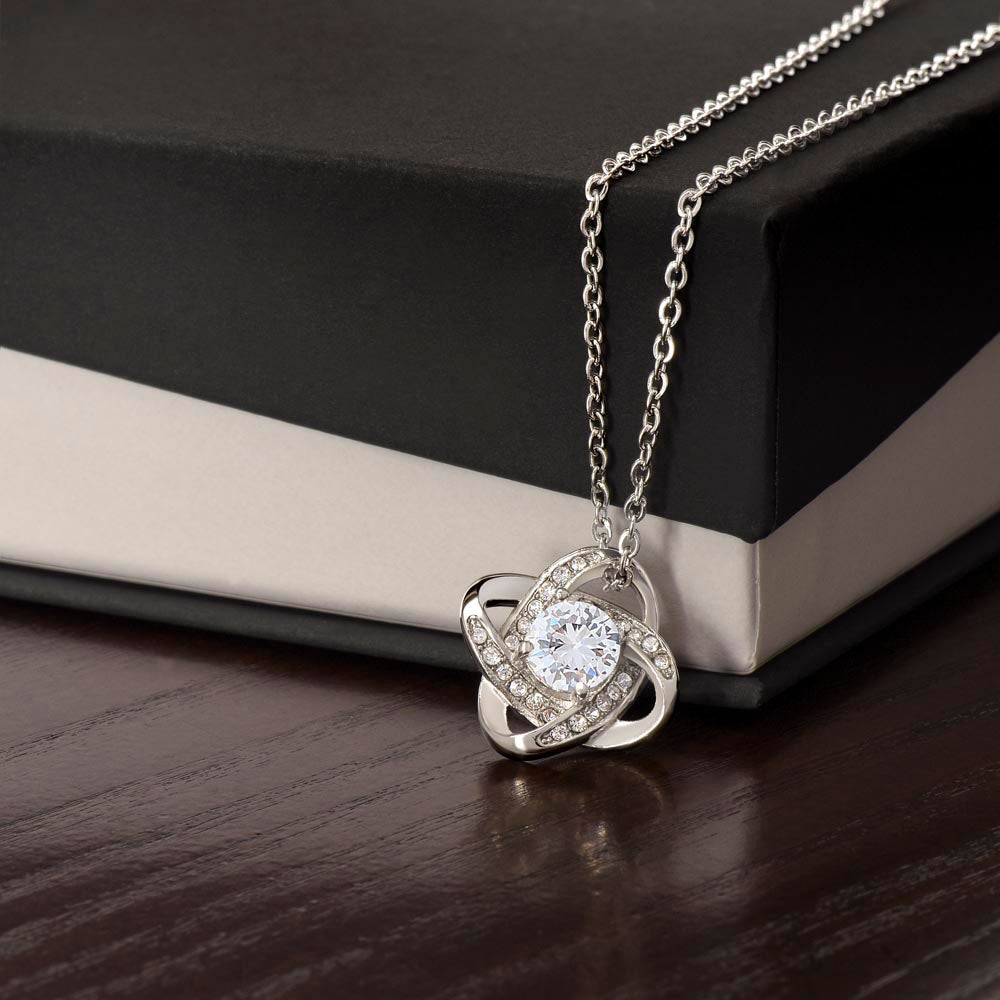 Future Wife Gift, Love Knot Necklace: I Choose You...