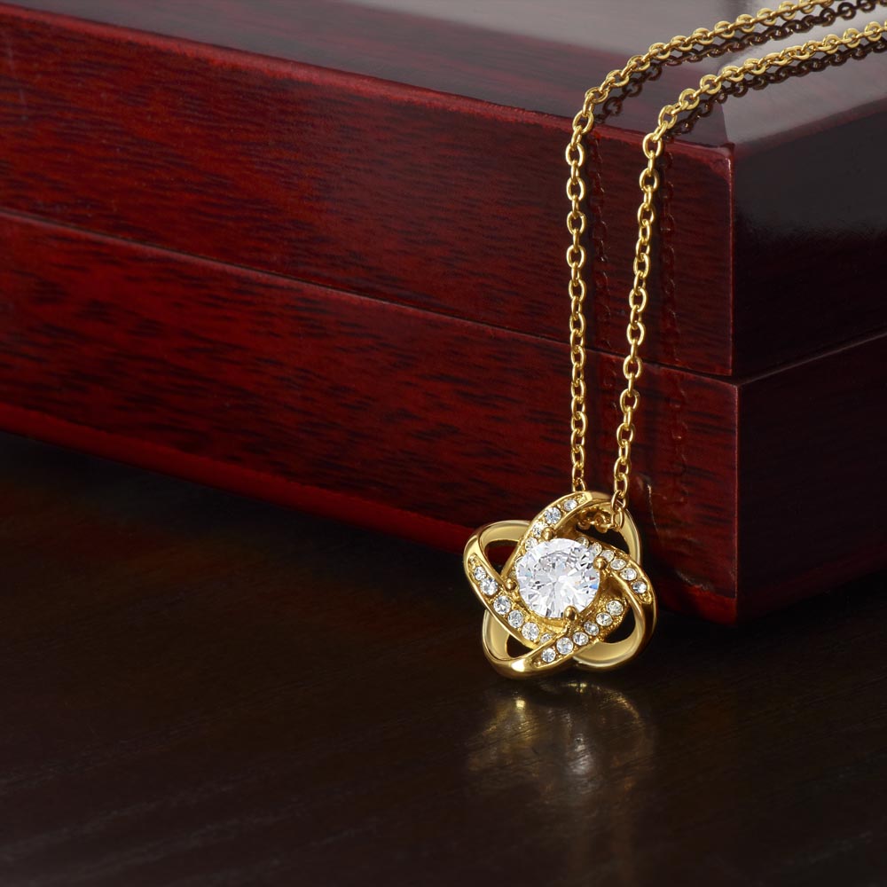 Future Wife Gift, Love Knot Necklace: I Choose You...