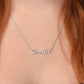 Girlfriend Gift, Custom Name Necklace: You're The Love Of My Life