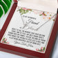 Friend Gift, Signature Name Necklace: Here's To All The Months