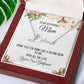 Boyfriend's Mom Gift, Signature Name Necklace, "Second Mom"