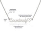 Granddaughter Gift, Heart Name Necklace: Someday When The Pages On My Life End...
