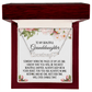 Granddaughter Gift, Heart Name Necklace: Someday When The Pages On My Life End...