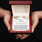 Friend Gift, Name Necklace: Because Of You
