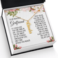 Girlfriend Gift, Vertical Name Necklace: If I Could Give You One Thing In Life...